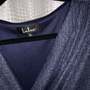 High low sparkly dress